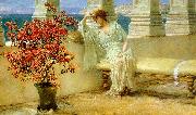 Alma Tadema Her Eyes are with Her Thoughts Spain oil painting artist